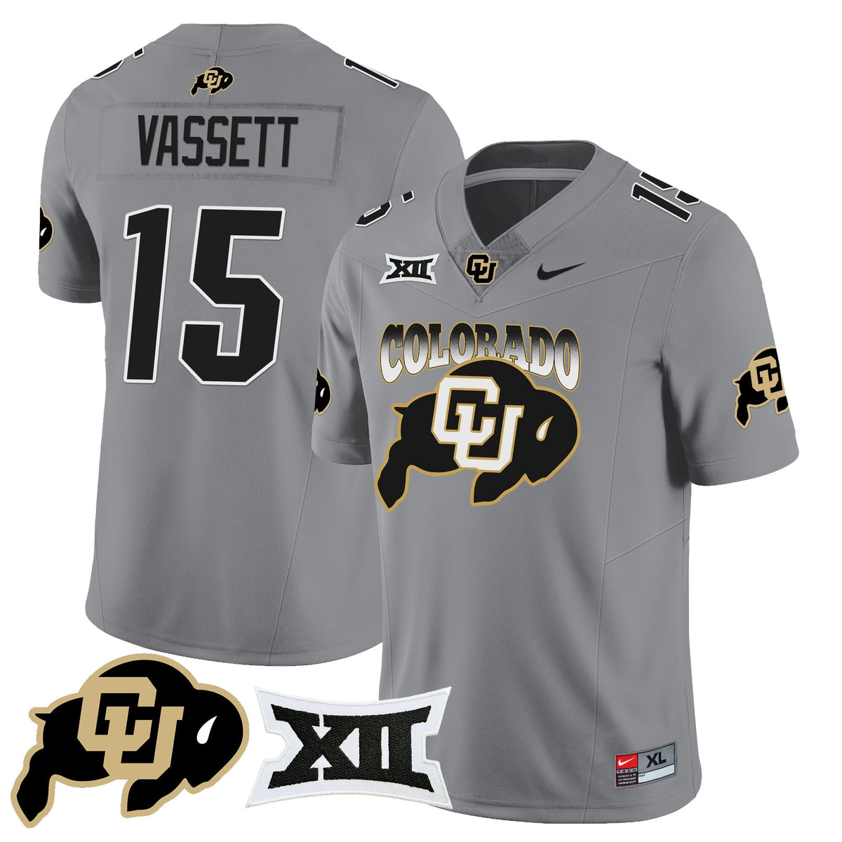 Men's Colorado Buffaloes 2024 Vapor Limited Jersey N2 - All Stitched