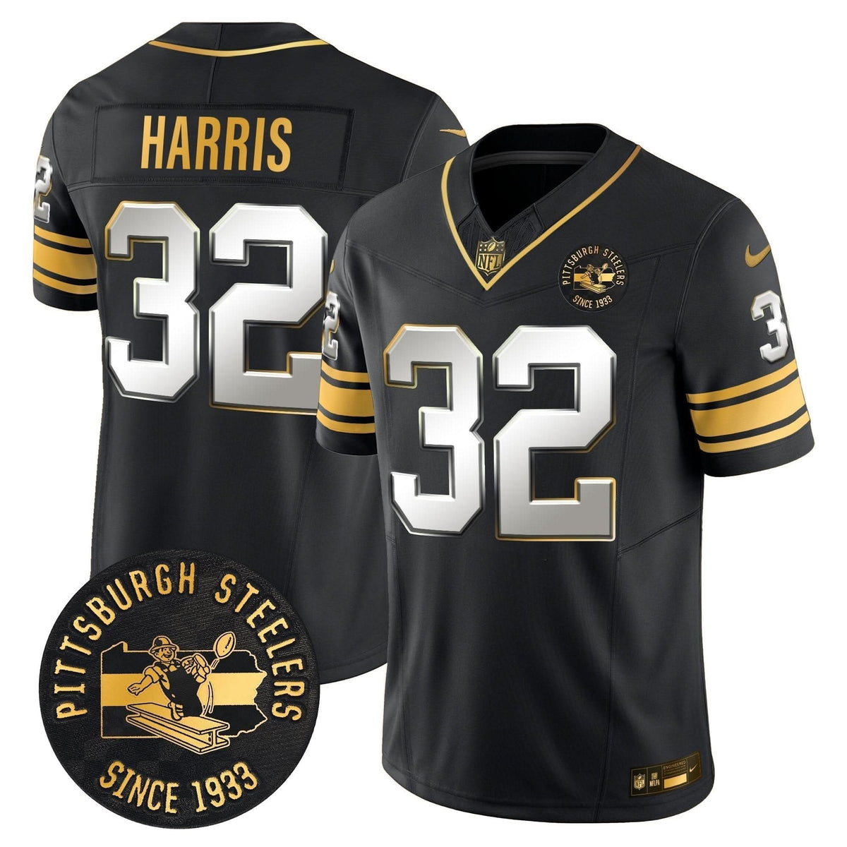 PS Throwback 1933 Patch Gold Vapor Limited Jersey