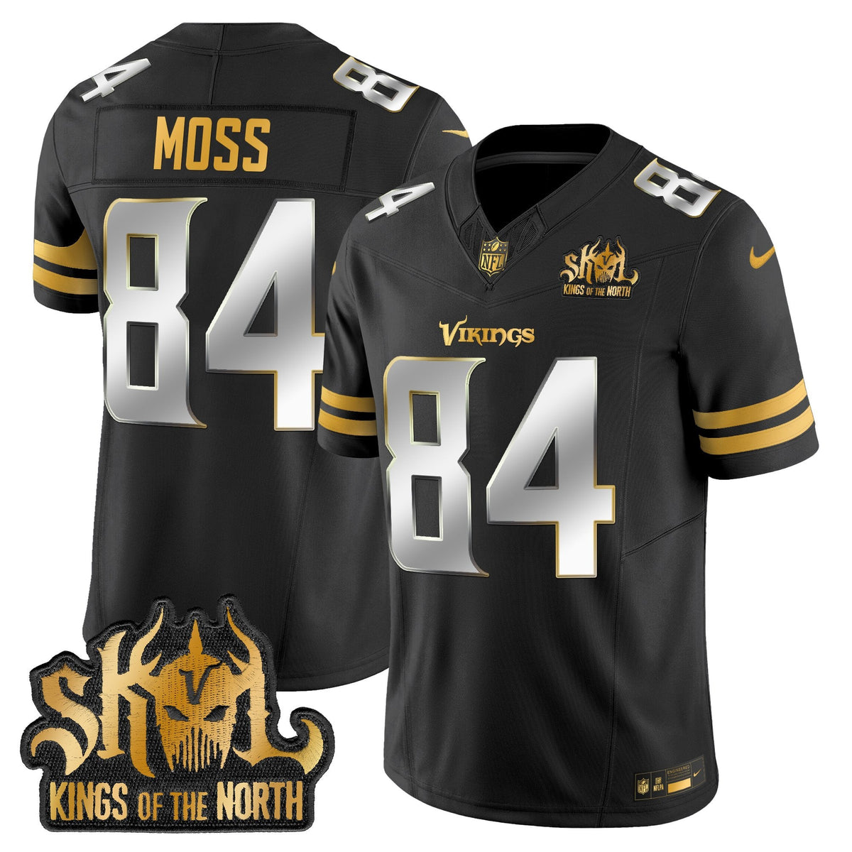 MIN 2025 Gold Vapor Limited Jersey - Kings Of The North Patch