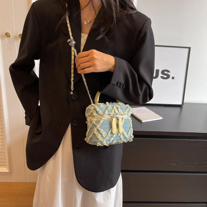 2024 New Designer Single Shoulder Bag Women Fashion Chain Crossbody Bags For Women Brand Ladies Handbags And Purses
