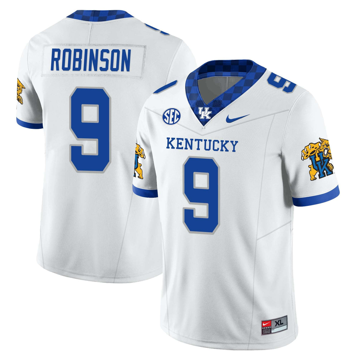 Men’s Kentucky Wildcats Football Jersey – All Stitched