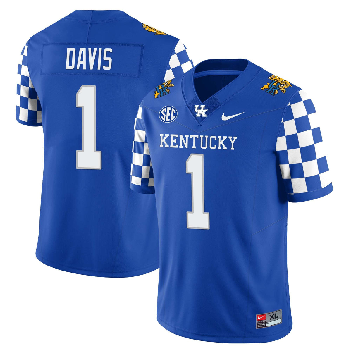 Men’s Kentucky Wildcats Football Jersey – All Stitched