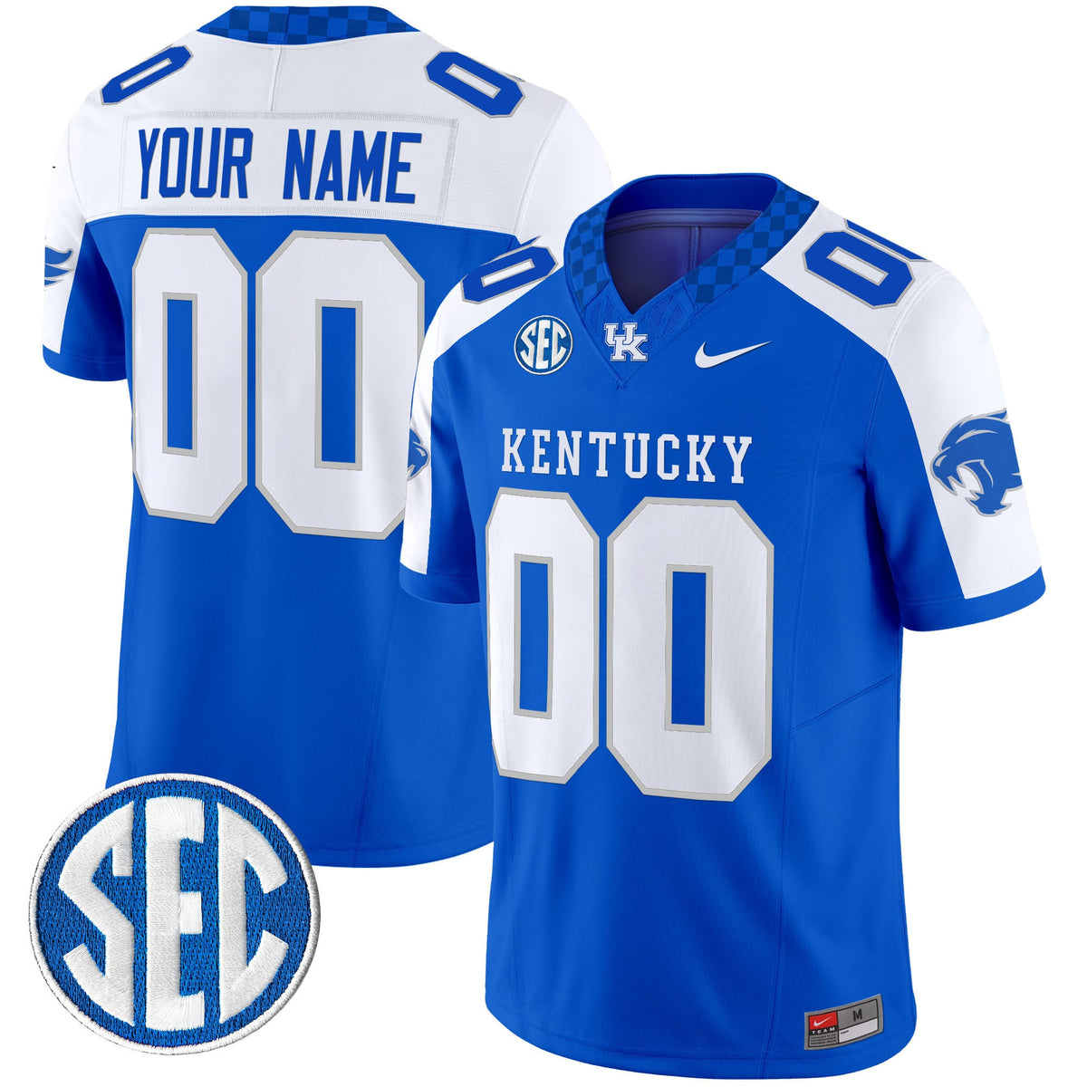 Kentucky Wildcats 2025 Vapor Limited Custom Jersey - All Stitched