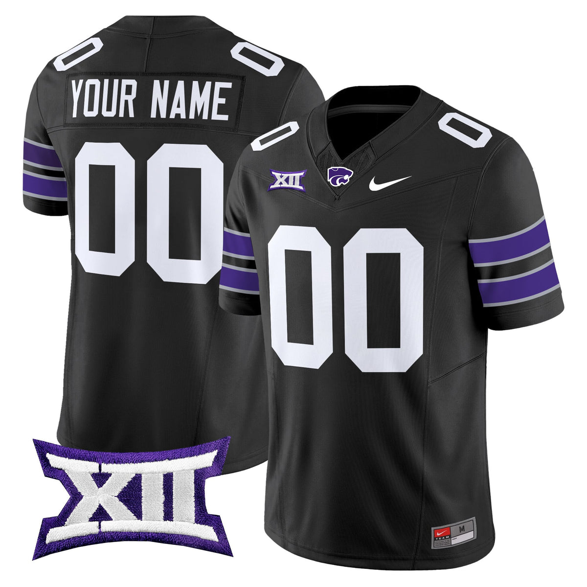 Kansas State Wildcats 2025 Vapor Limited Custom Jersey - All Stitched
