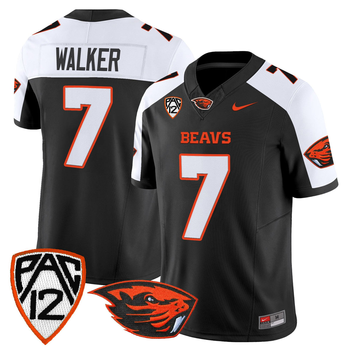 Men's Oregon State Beavers 2025 Vapor Limited Jersey - All Stitched