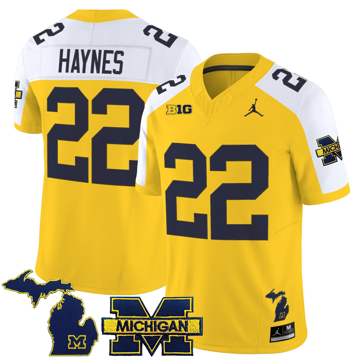 Men's Michigan Wolverines 2025 Vapor Limited Jersey - All Stitched