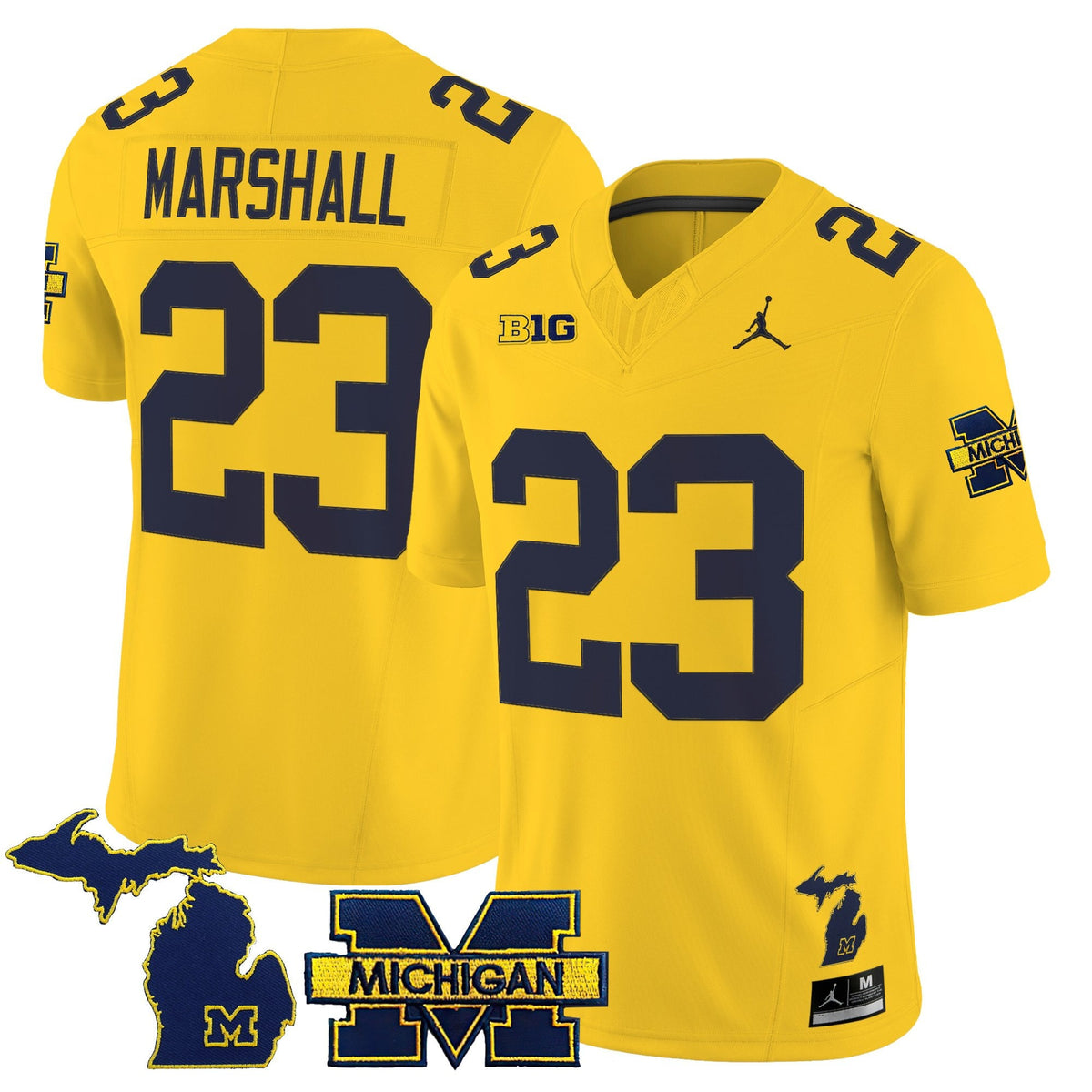 Men's Michigan Wolverines 2025 Vapor Limited Jersey - All Stitched