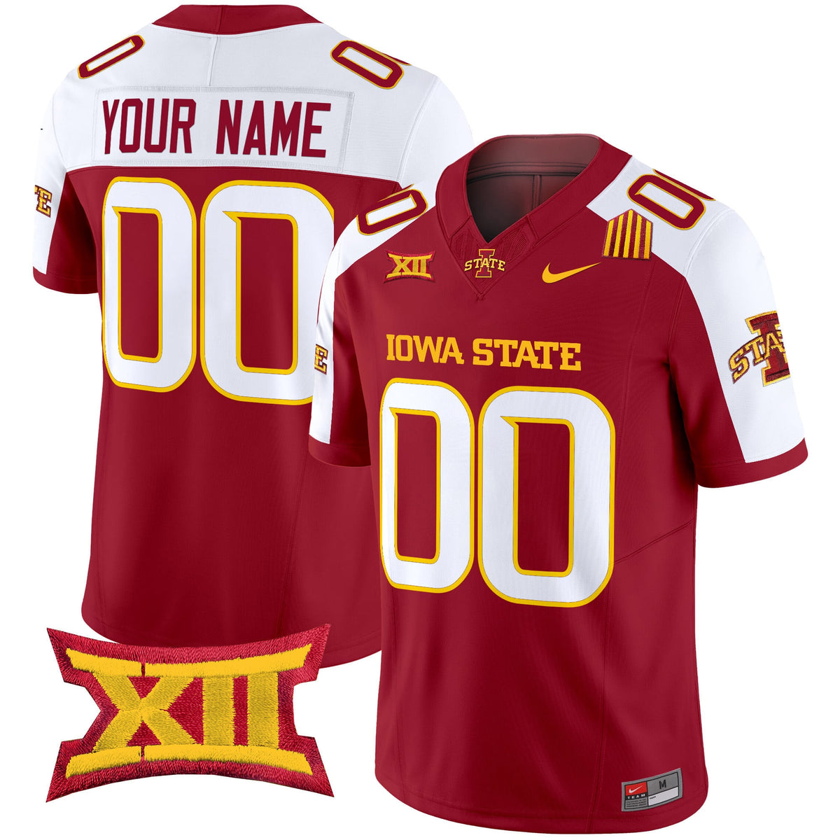 Iowa State Cyclones 2025 Vapor Limited Custom Jersey - All Stitched