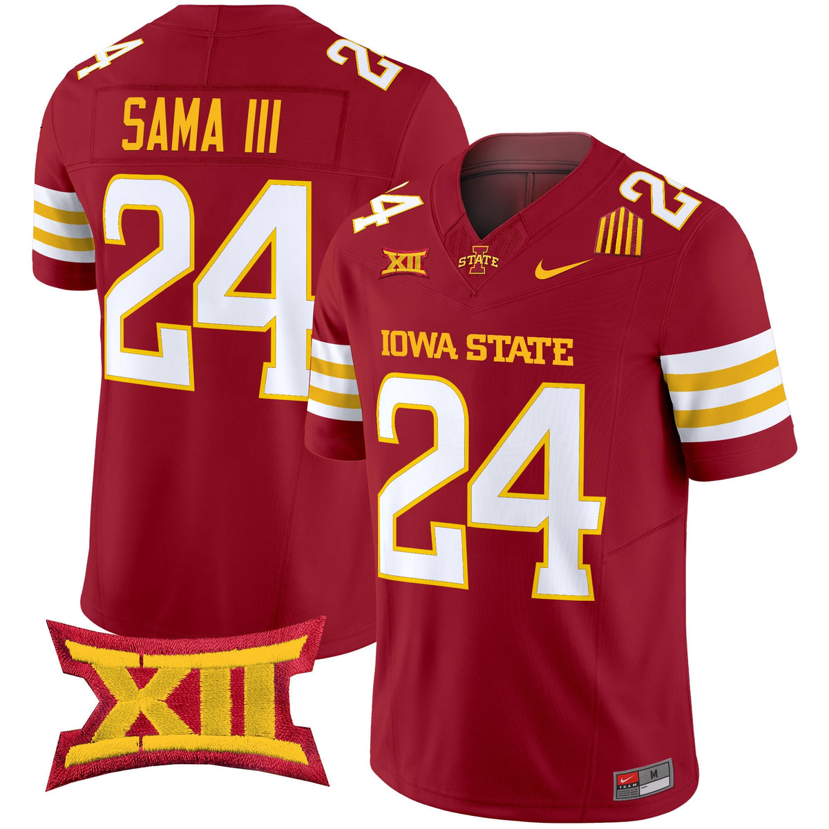 Men's Iowa State Cyclones 2025 Vapor Limited Jersey - All Stitched