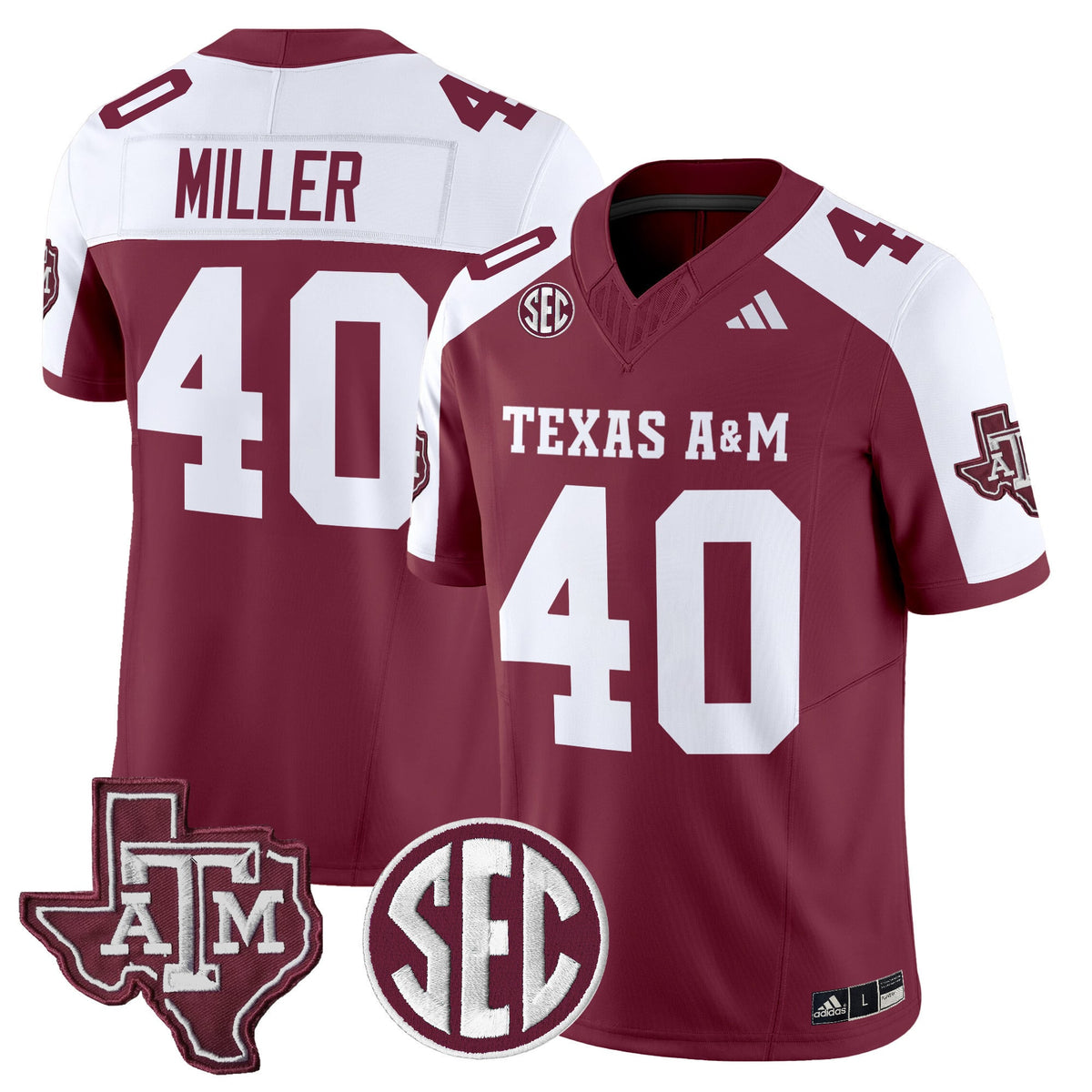 Men's Texas A&M Aggies 2025 Vapor Limited Jersey - All Stitched