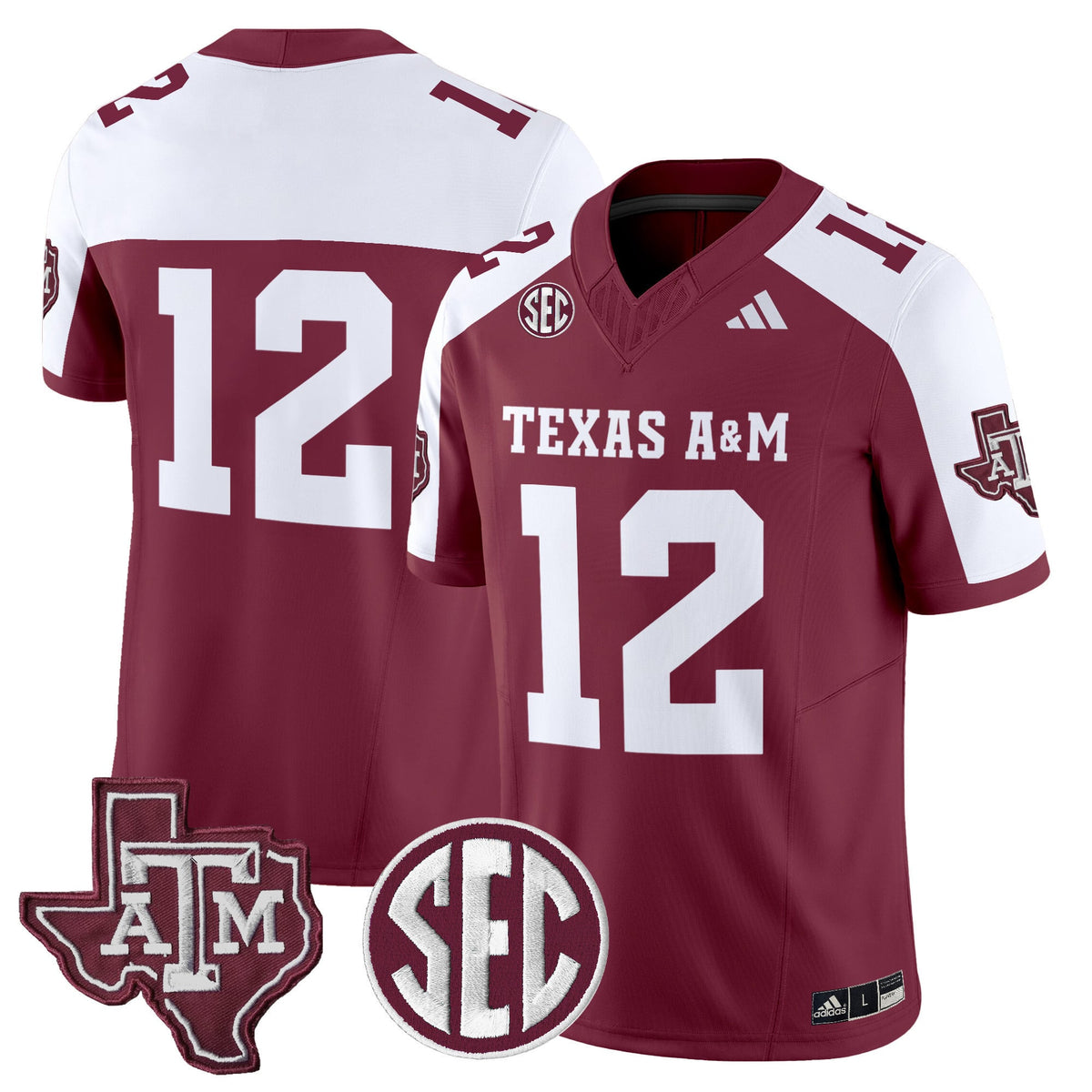 Men's Texas A&M Aggies 2025 Vapor Limited Jersey - All Stitched