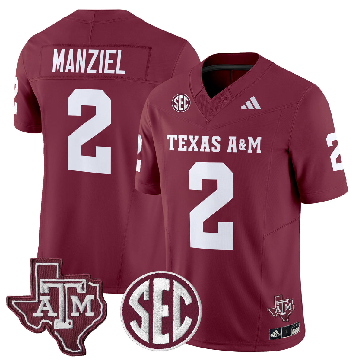 Men's Texas A&M Aggies 2025 Vapor Limited Jersey - All Stitched