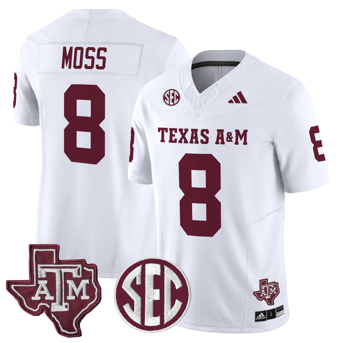 Men's Texas A&M Aggies 2025 Vapor Limited Jersey - All Stitched
