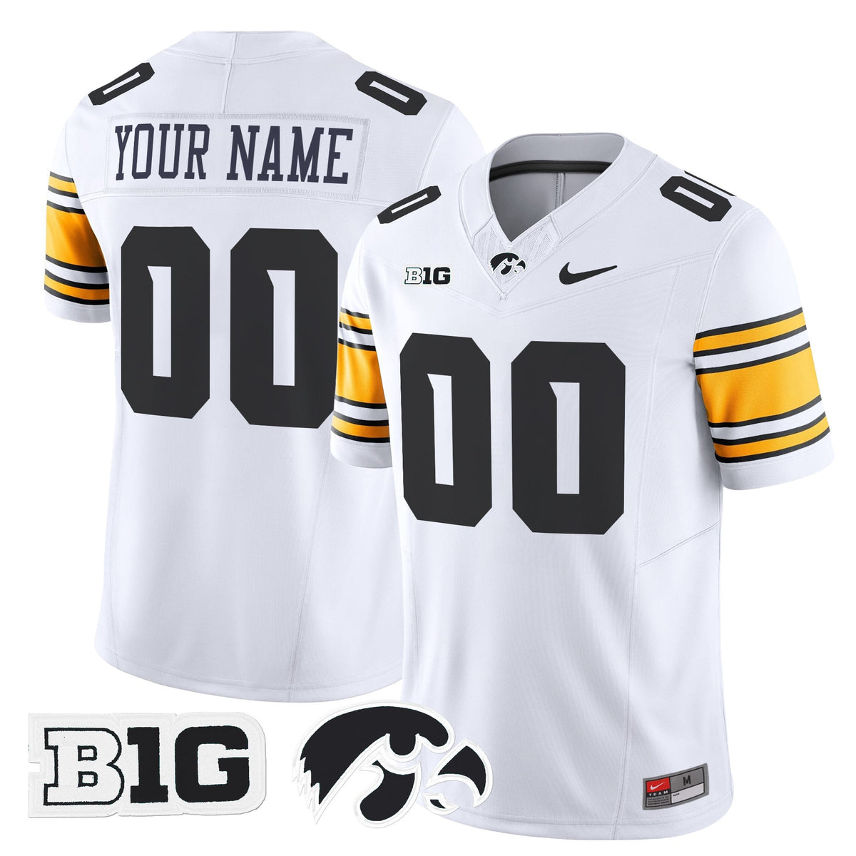 Iowa Hawkeyes 2025 Vapor Limited Custom Jersey - All Stitched