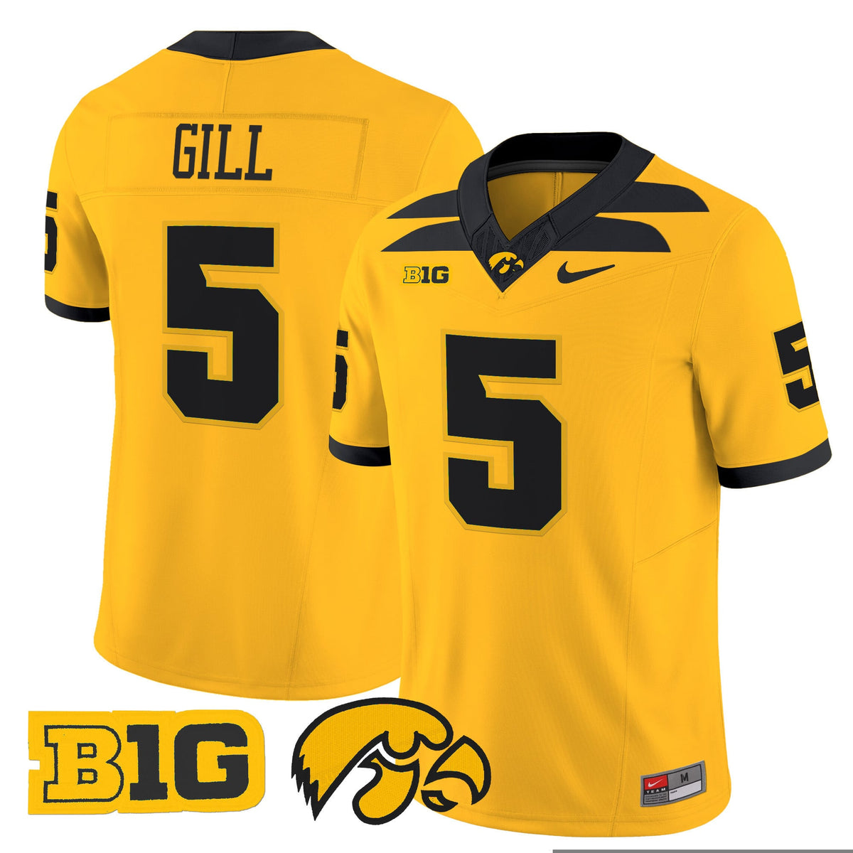 Men's Iowa Hawkeyes 2025 Vapor Limited Jersey - All Stitched