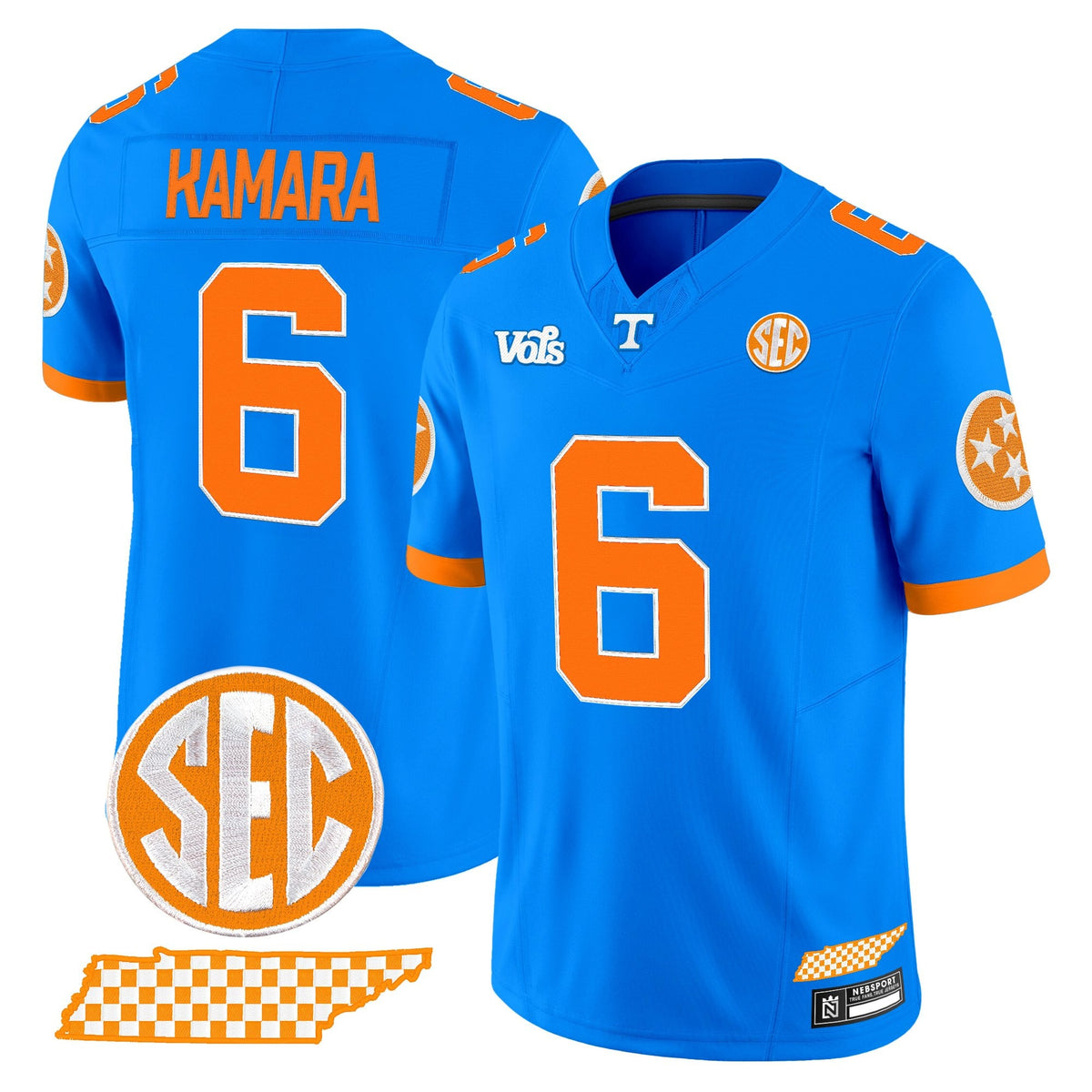 Tennessee Volunteers 'Blue Blaze Edition' Vapor Limited Jersey - All Stitched
