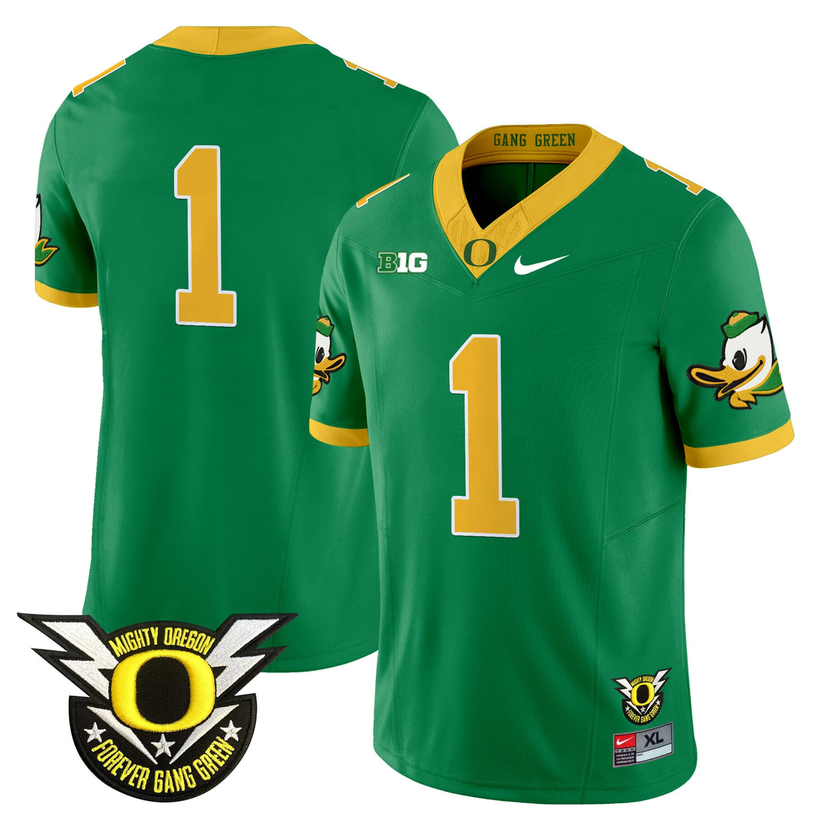 Men's Oregon Ducks 2025 Vapor Limited Jersey V2 - All Stitched