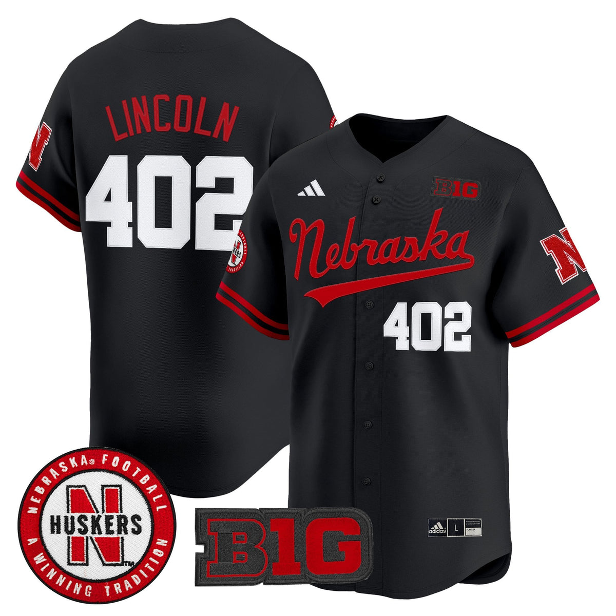 Men's Nebraska Cornhuskers 2025 Vapor Baseball Jersey - All Stitched