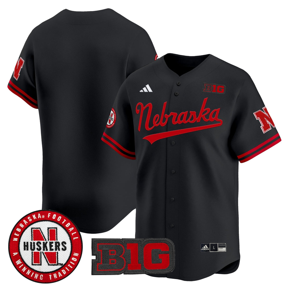 Men's Nebraska Cornhuskers 2025 Vapor Baseball Jersey - All Stitched