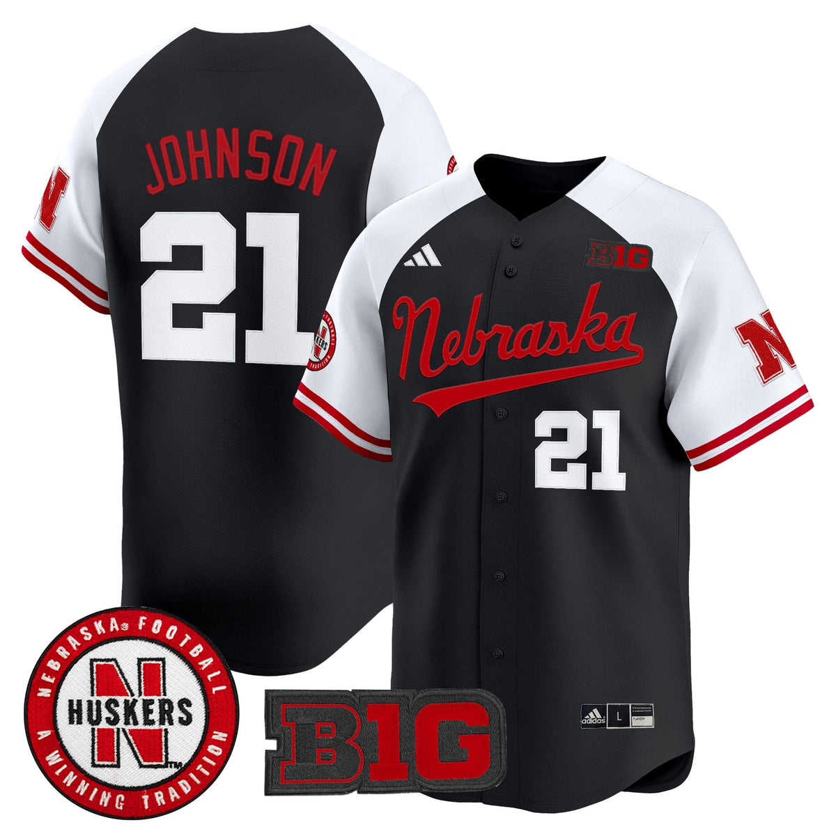 Men's Nebraska Cornhuskers 2025 Vapor Baseball Jersey - All Stitched
