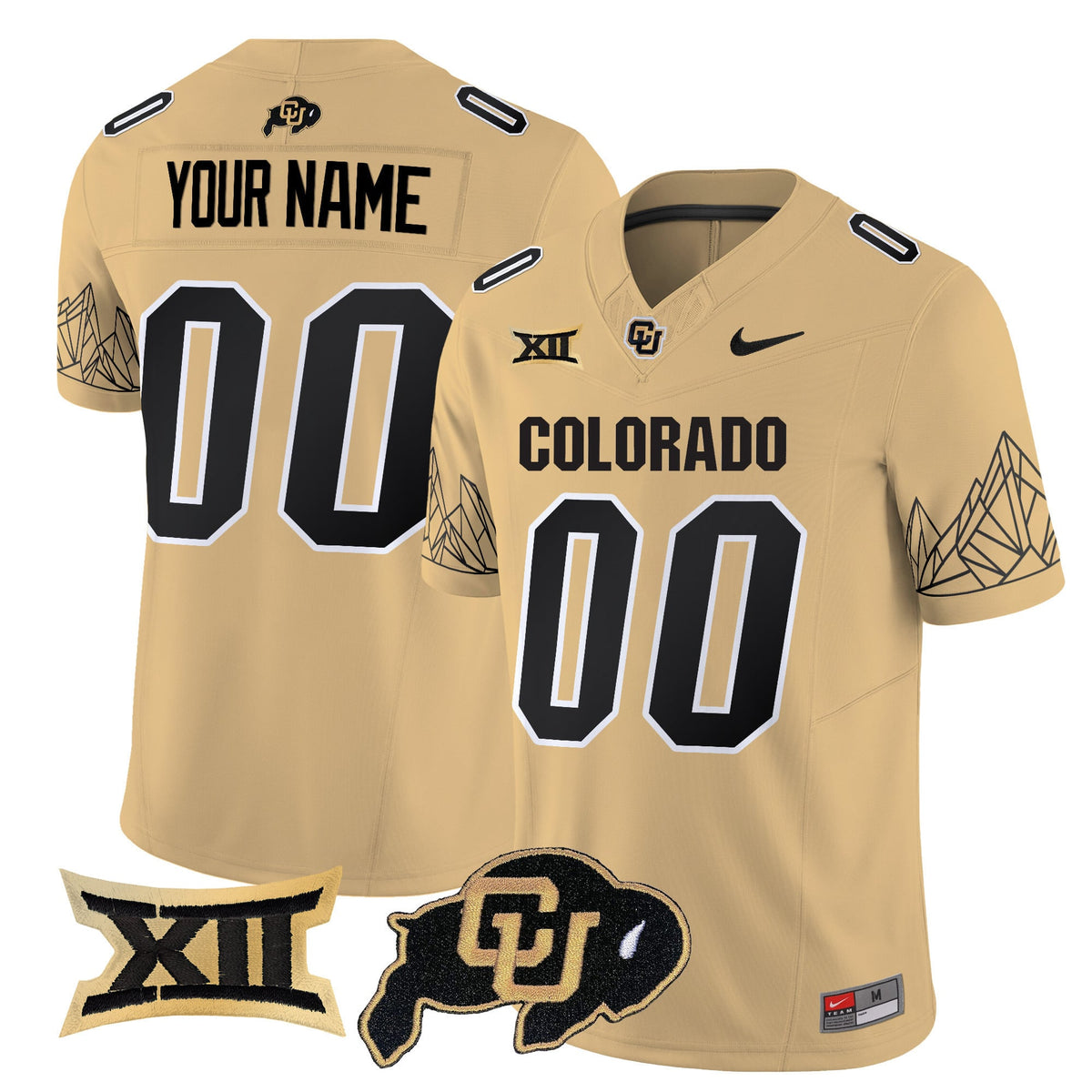 Colorado Buffaloes 2025 Vapor Limited Custom Jersey V2 - All Stitched