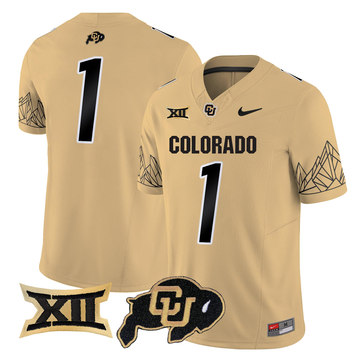 Men's Colorado Buffaloes 2025 Vapor Limited Jersey V2 - All Stitched