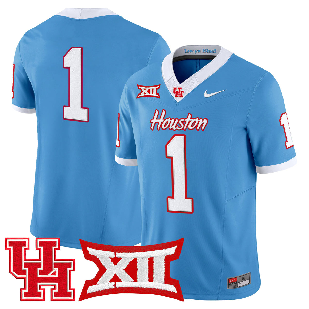Men's Houston Cougars 2025 Vapor Limited Jersey - All Stitched