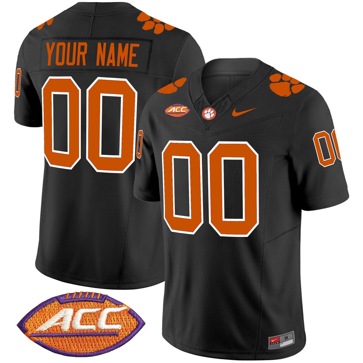Clemson Tigers 2025 Vapor Limited Custom Jersey - All Stitched