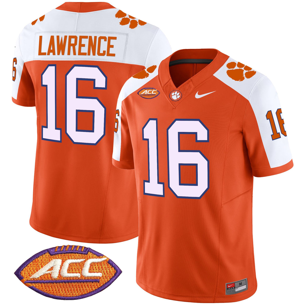 Men's Clemson Tigers 2025 Vapor Limited Jersey - All Stitched