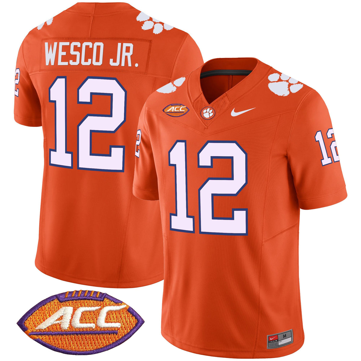 Men's Clemson Tigers 2025 Vapor Limited Jersey - All Stitched