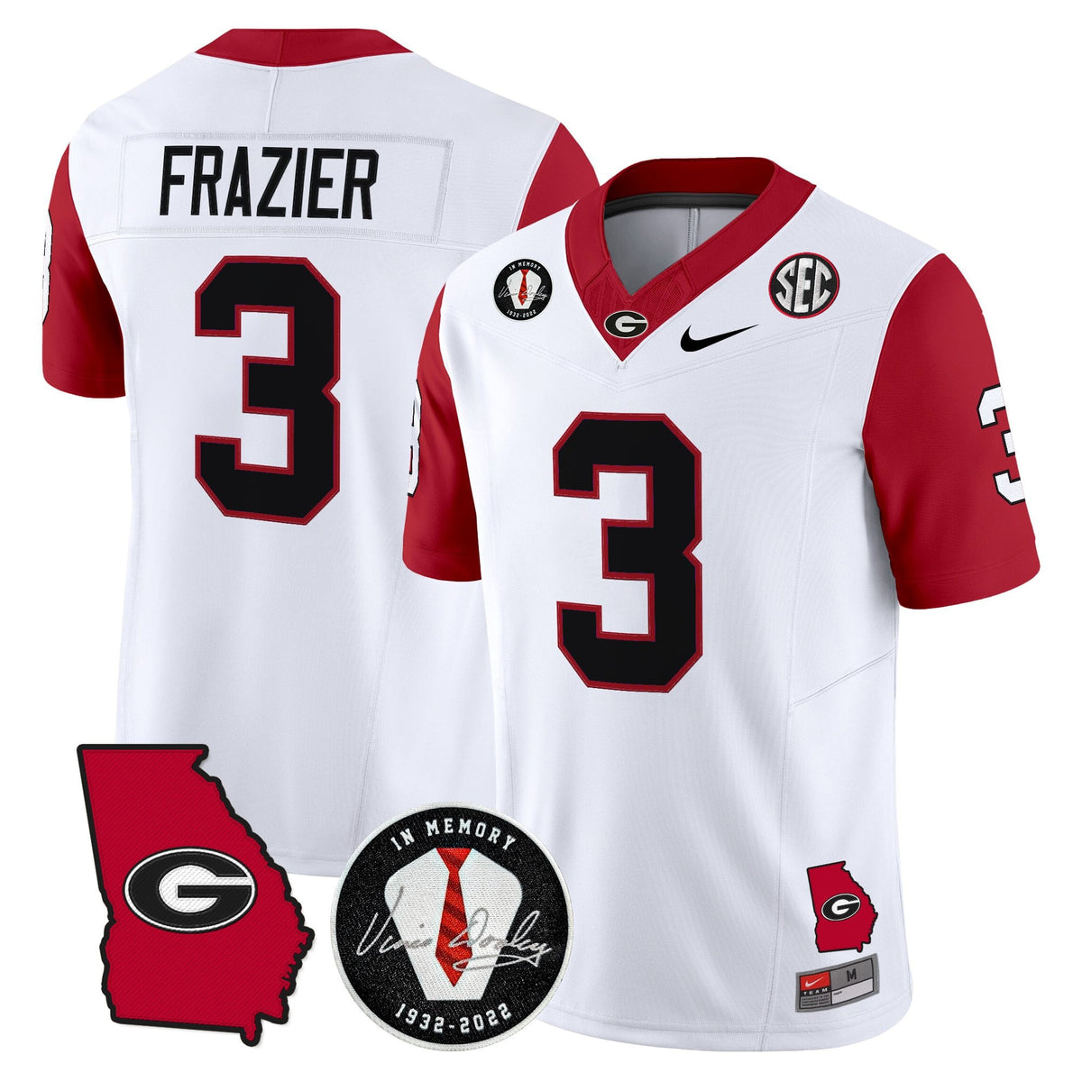 Men's Georgia Bulldogs 2025 Color Sleeves Vapor Limited Jersey - All Stitched