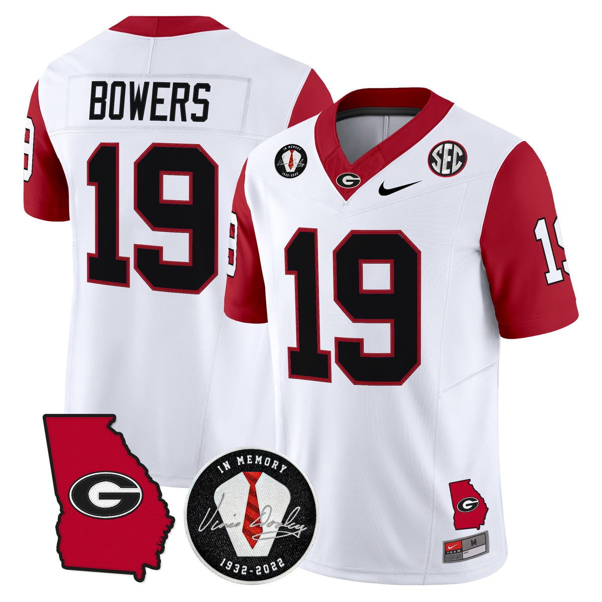 Men's Georgia Bulldogs 2025 Color Sleeves Vapor Limited Jersey - All Stitched