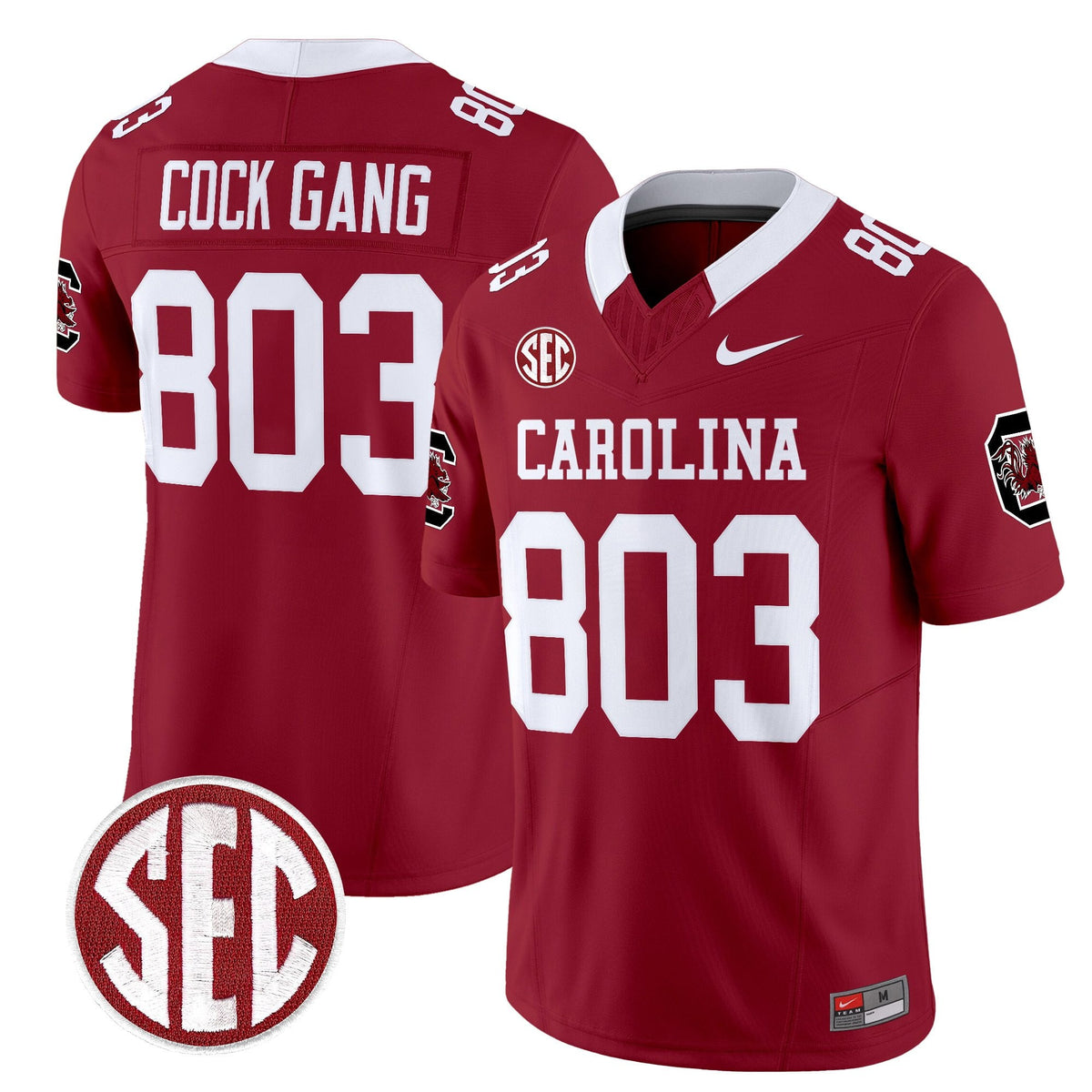 Men's South Carolina Gamecocks 1980 Throwback Vapor Limited Jersey – Rebrand 2026 – All Stitched