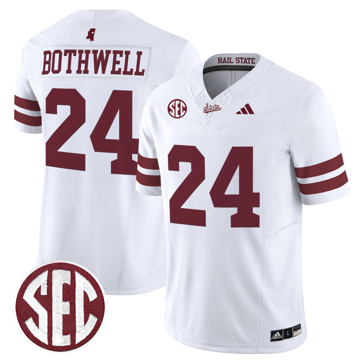 Men's Mississippi State Bulldogs 'Dark Mode' Vapor Limited Jersey - All Stitched