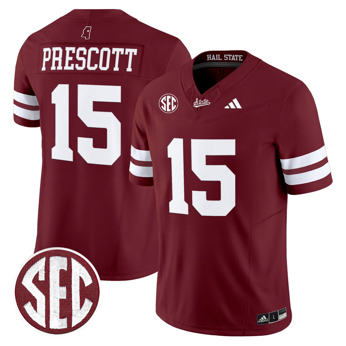Men's Mississippi State Bulldogs 'Dark Mode' Vapor Limited Jersey - All Stitched