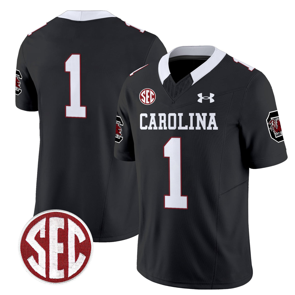 Men's South Carolina Gamecocks 1980 Throwback Vapor Limited Jersey V2 - All Stitched