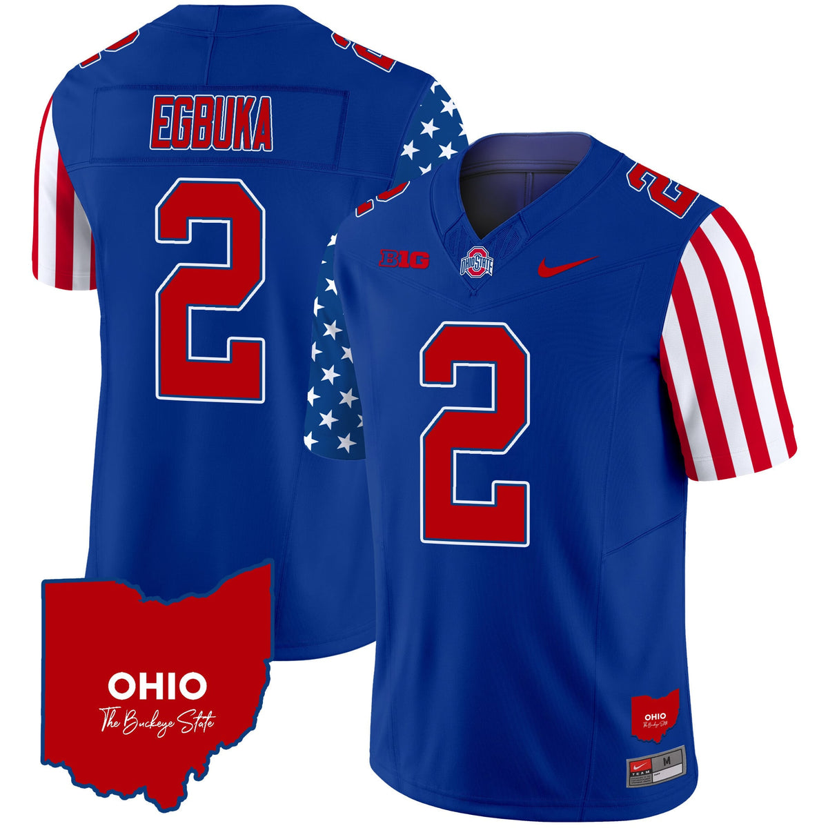 Men's Ohio State Buckeyes American Style Vapor Limited Jersey - All Stitched