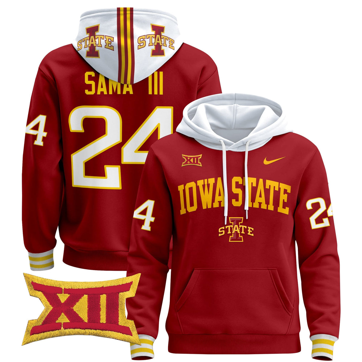 Iowa State Cyclones 2024 Pullover Hoodie V2