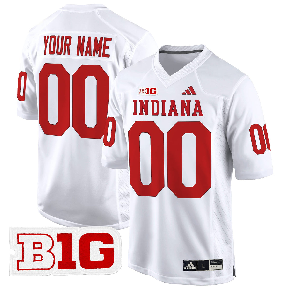 Indiana Hoosiers 2024 Game Custom Jersey V2 - All Stitched