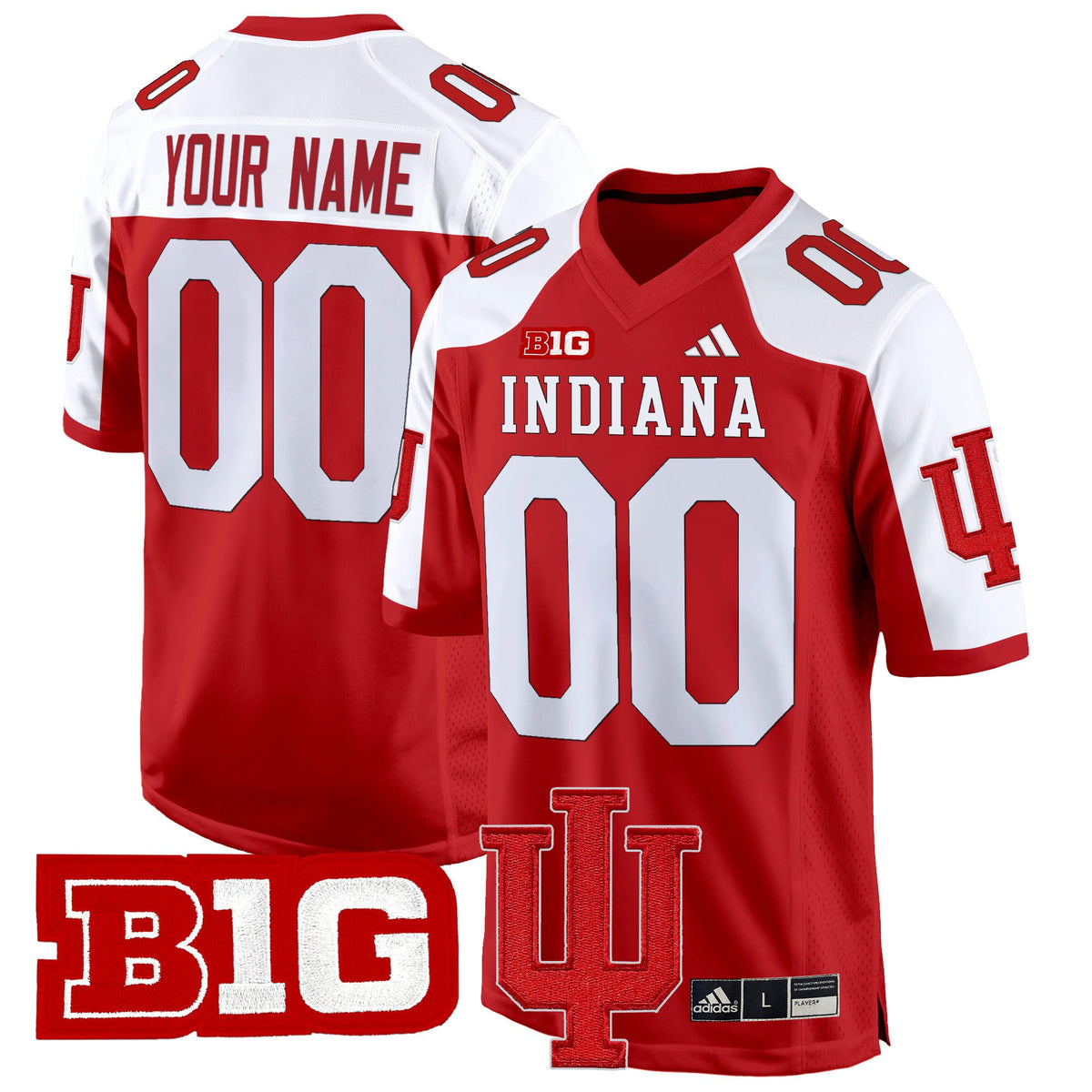 Indiana Hoosiers 2024 Game Custom Jersey V2 - All Stitched