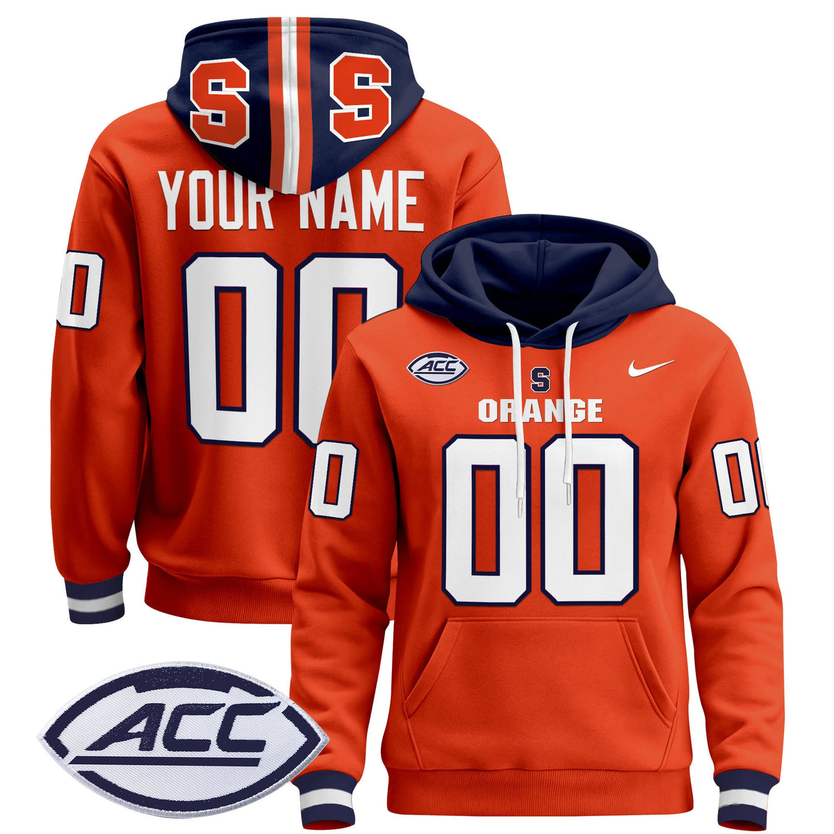 Syracuse Orange 2024 Custom Pullover Hoodie