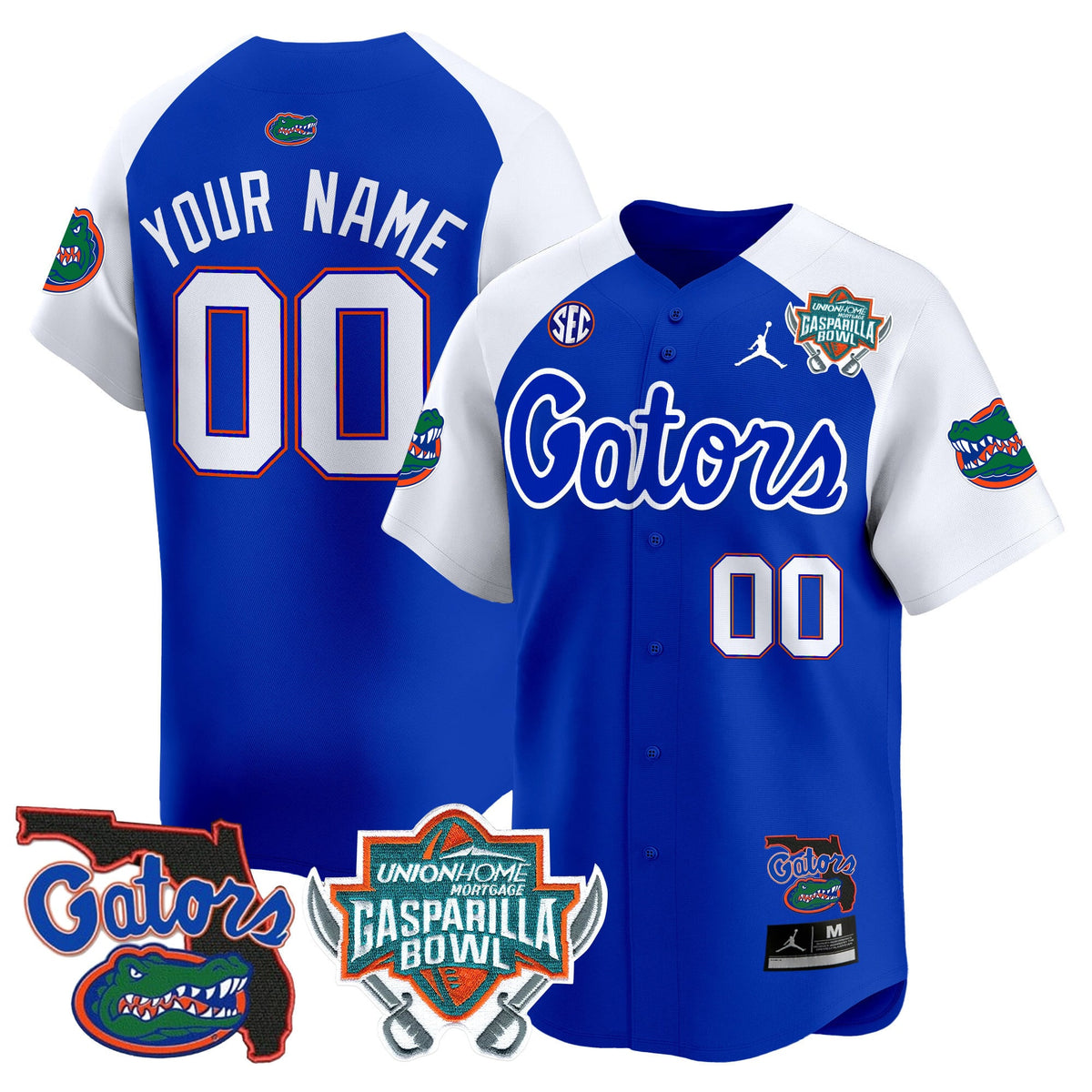 Florida Gators 2024 Gasparilla Bowl Patch Vapor Premier Limited Custom Jersey - All Stitched