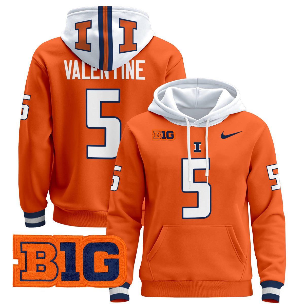 Unisex Illinois Fighting Illini 2024 Pullover Hoodie