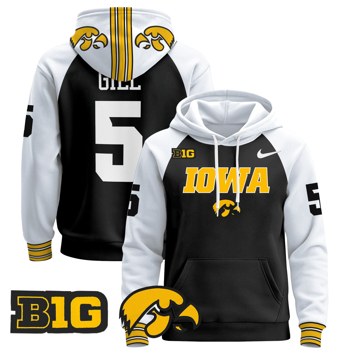 Iowa Hawkeyes 2024 Pullover Hoodie V3