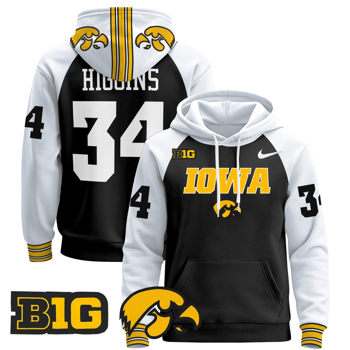 Iowa Hawkeyes 2024 Pullover Hoodie V3
