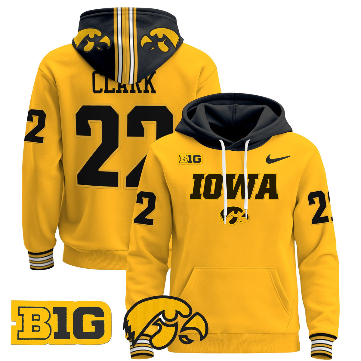 Iowa Hawkeyes 2024 Pullover Hoodie V3