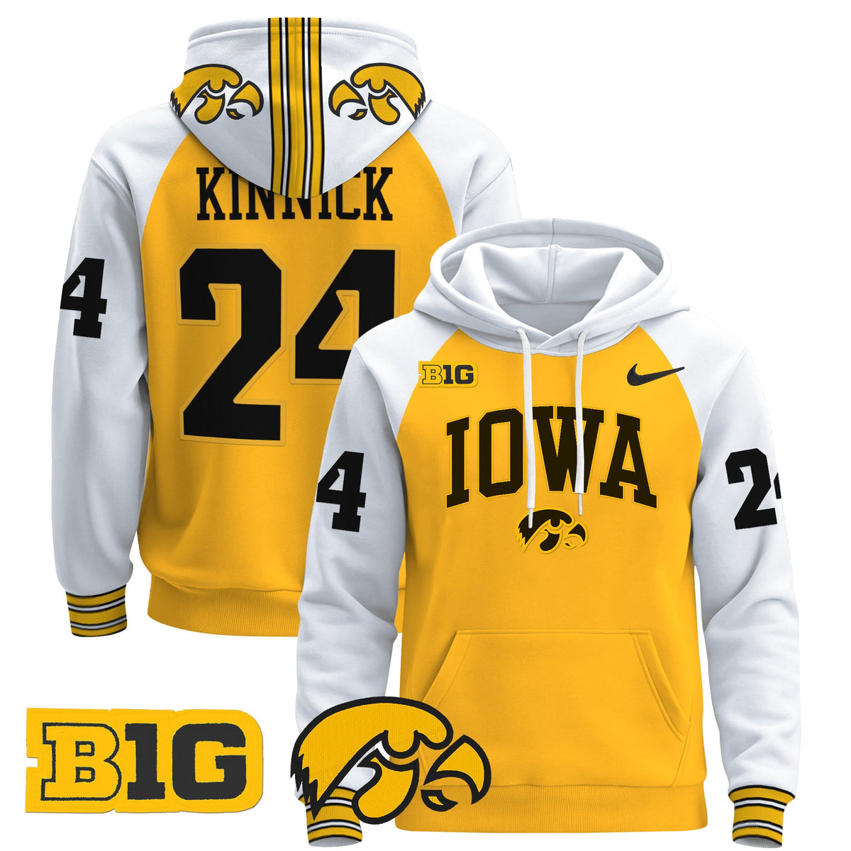 Iowa Hawkeyes 2024 Pullover Hoodie V2