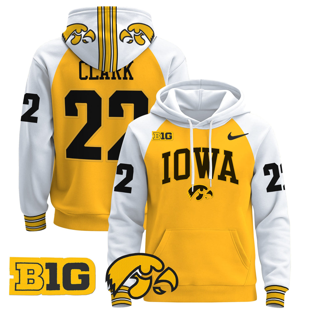 Iowa Hawkeyes 2024 Pullover Hoodie V2