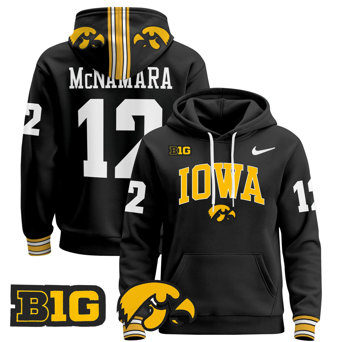 Iowa Hawkeyes 2024 Pullover Hoodie V2