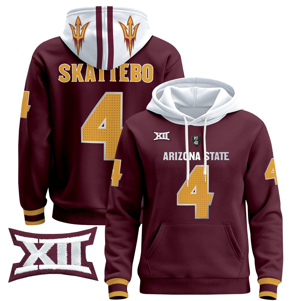Arizona State Sun Devils 2024 Pullover Hoodie V4